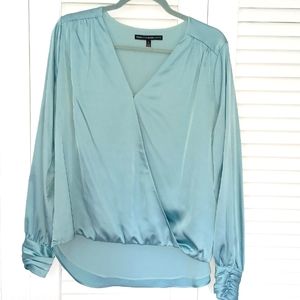 White House Black Market Blouse Green